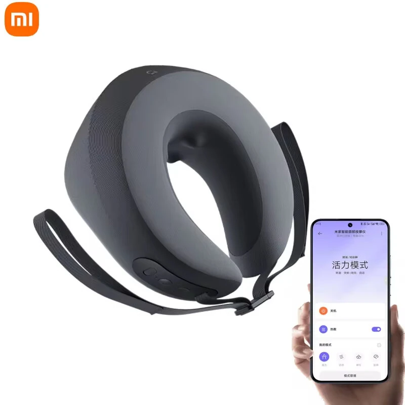 (image for) Xiaomi Mijia Smart Neck Massager Shoulder Neck Integrated Massage Hot Compress Mijia APP Control Electric Massager
